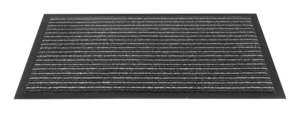 Zerbino antisporco 90 x 150 cm striscia antracite