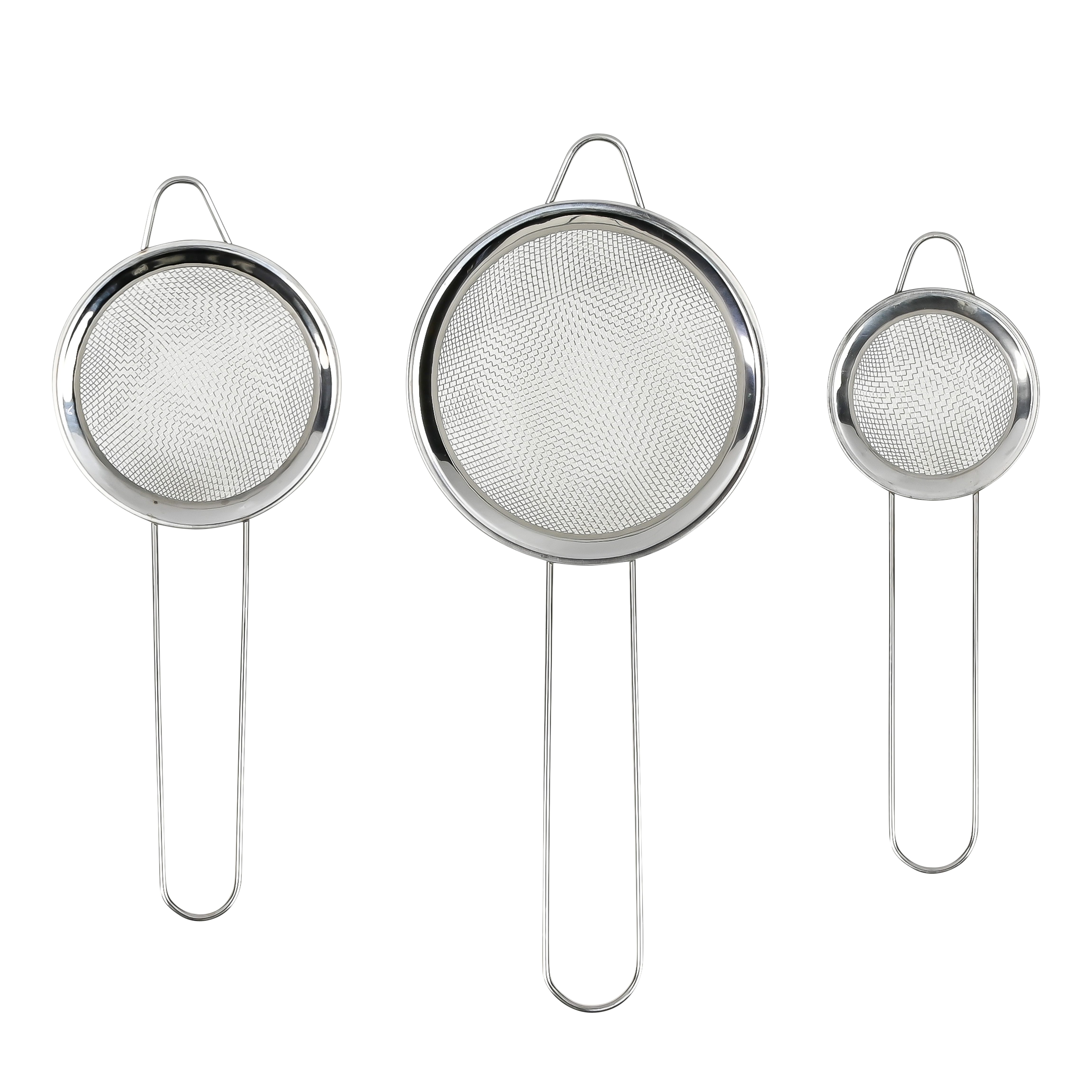 Colino in acciaio inox 3 pezzi piccolo