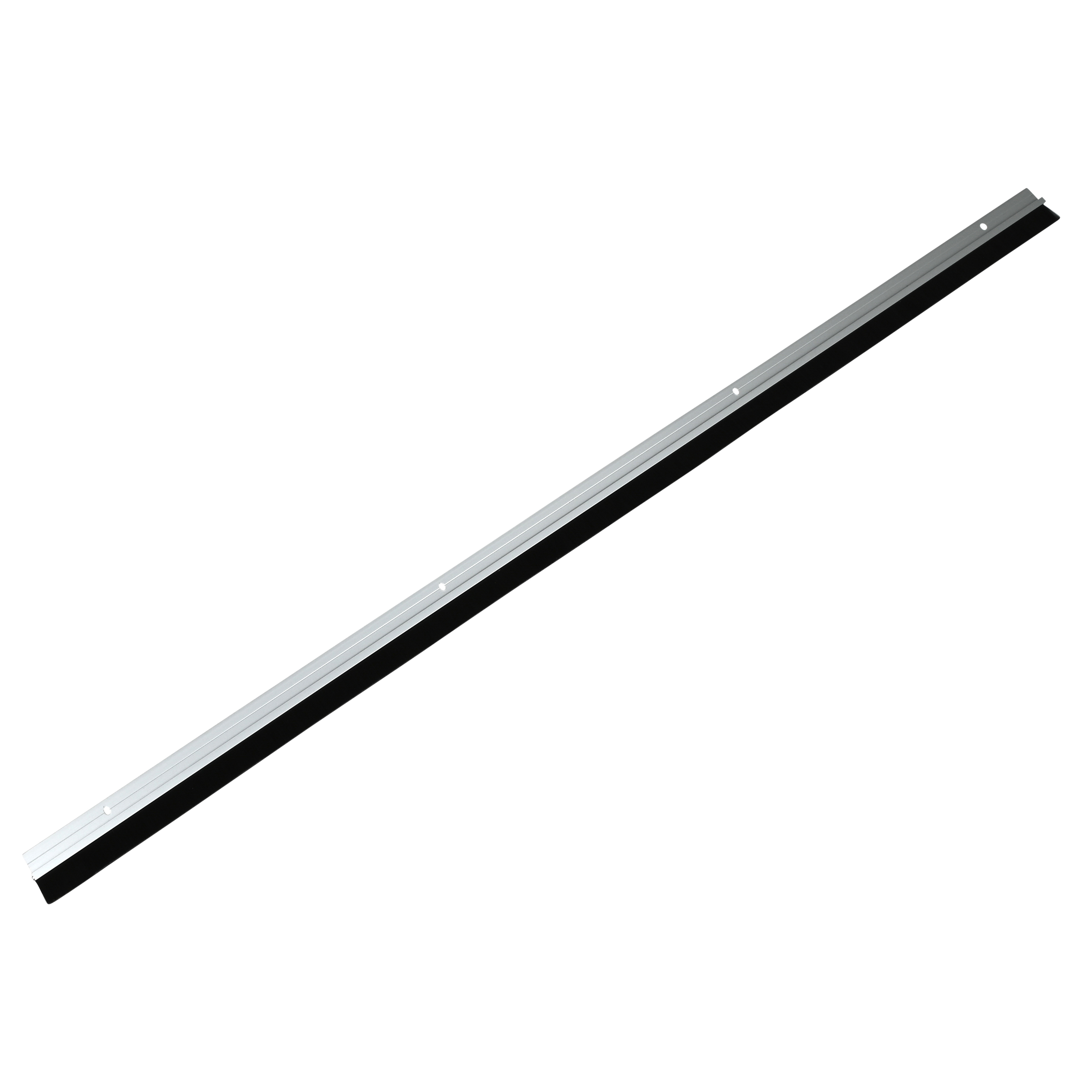 Spazzola antispiffero 100 cm alluminio argento
